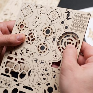 Coupé sport puzzle 3d bois