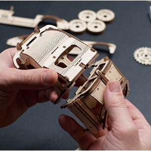 Coupé sport puzzle 3d bois