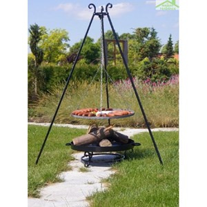 Grille inox 50 cm + brasero malta 60cm