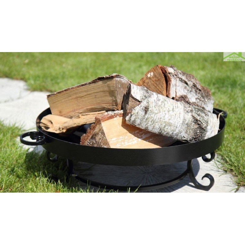 Cook - Maison De La Tendance - Brasero malta en acier noir 80 cm
