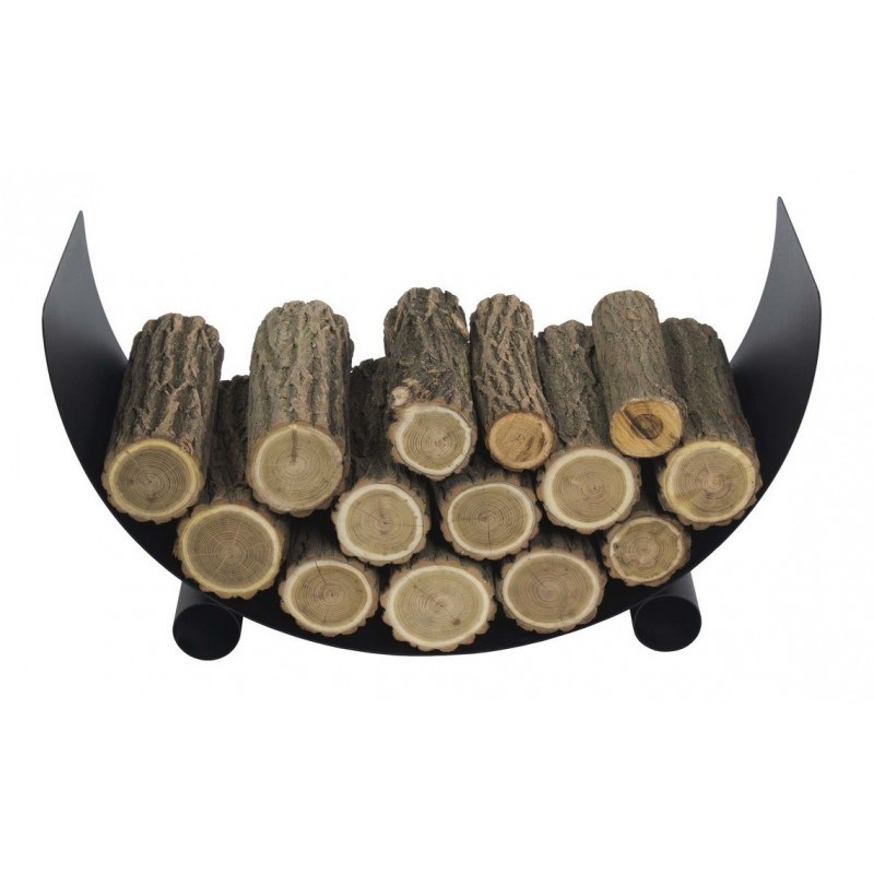 Cook - Maison De La Tendance - Porte bûches demi-lune turyn acier ø70cm