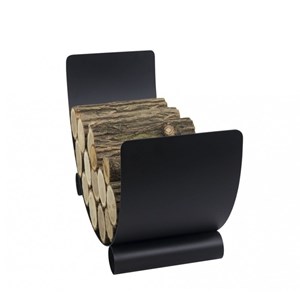 Porte bûches demi-lune turyn acier ø70cm
