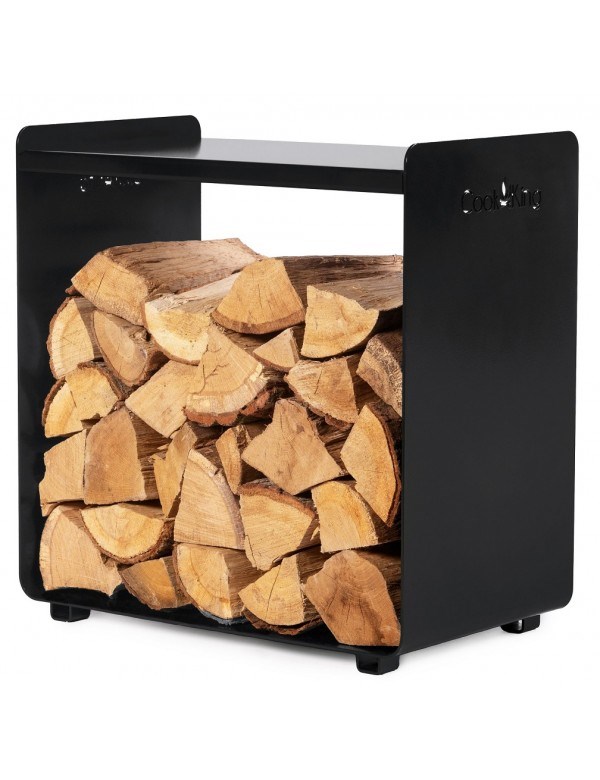 Cook - Maison De La Tendance - Porte bûches fuego en acier 50x30x52cm
