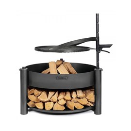Brasero de jardin solafa avec grille 80