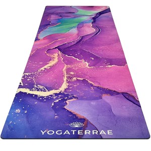 Tapis yoga samadhi suédé caoutchouc nat.