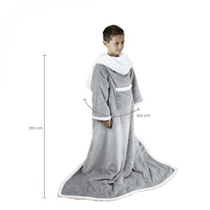 Plaid avec manches - enfant