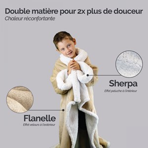 Plaid avec manches - enfant