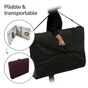 Table massage pliante 2 zones