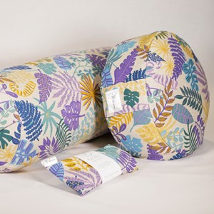 Coussin yeux lin lavande - méli mélo