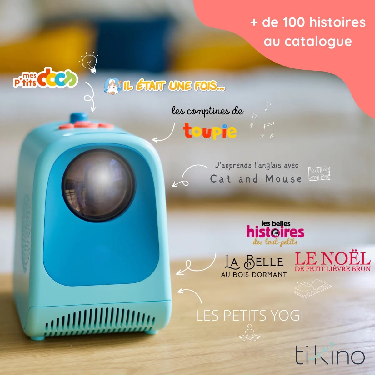 Tikino, le projecteur qui éveille et émerveille les enfants