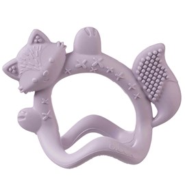 Bracelet dentition silicone bébé violet