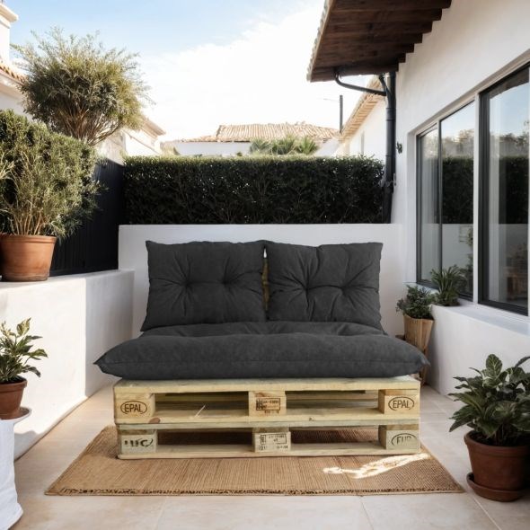 Beau Rivage - Kit matelas palette en tissu ezarri