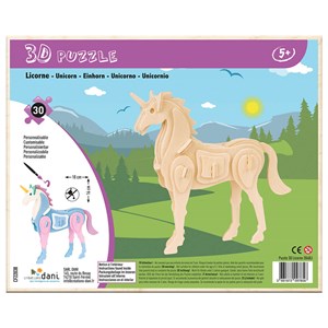 Puzzle 3d licorne dani créatio