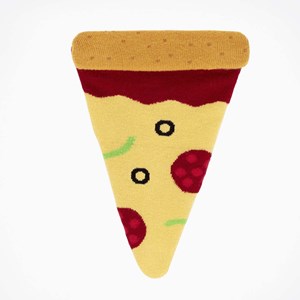 Chaussettes eat my socks pizza