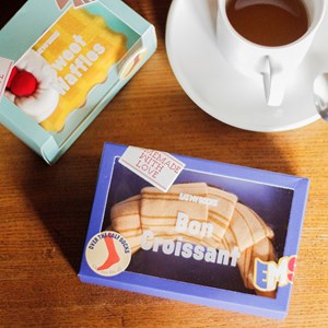 Chaussettes eat my socks gaufre