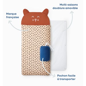 Sac de couchage 4 saisons léopard