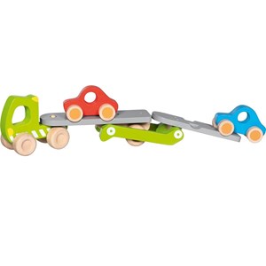 Camion porte-voitures avec 2 véhicules