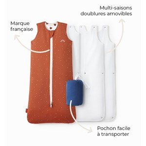 Gigoteuse 4saisons terra-cœurs6-18 mois