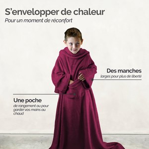 Plaid avec manches - enfant