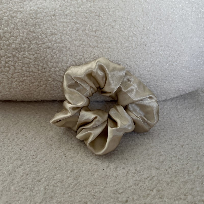 Emily's Pillow - Chouchou en soie champagne 19 mo