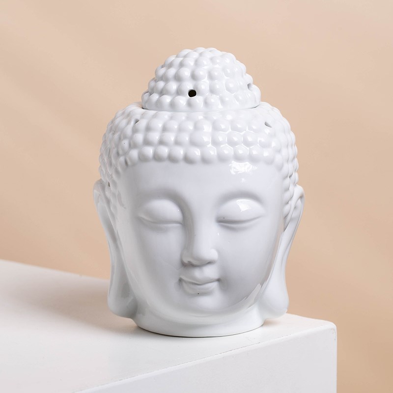 Aroflora - Brûle-parfum bouddha en céramique