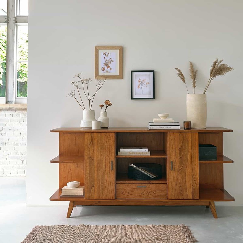 Berah Getah - Buffet vintage mindy 2 portes 1 tiroir