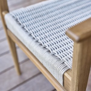 Lot de 2 fauteuils en teck massif