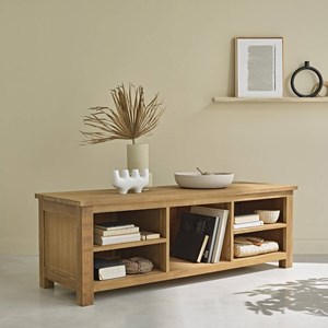 Meuble tv en bois de teck 150 cm