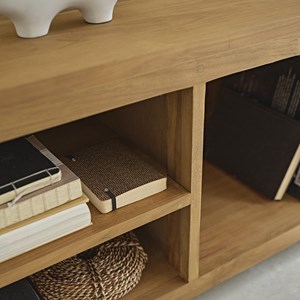 Meuble tv en bois de teck 150 cm