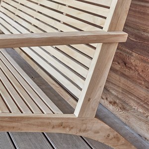 Banc en teck massif 160 cm