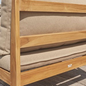 Fauteuil de jardin en teck massif