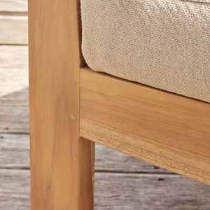 Canapé de jardin en teck