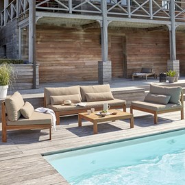 Salon de jardin en teck