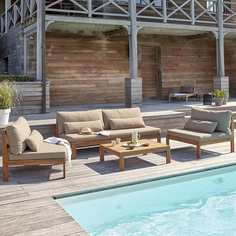 Salon de jardin en teck