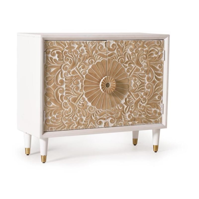 Buffet bois blanc - catalina décoration