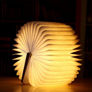 Lampe led d'ambiance design livre