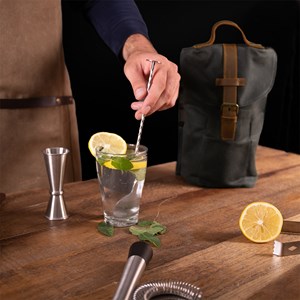 Trousse et kit cocktail barmaid charbon
