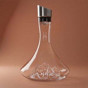 Carafe à vin topographic everest