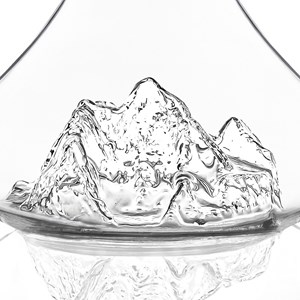 Carafe à vin topographic everest