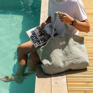 Grand sac cabas dreamer vert sauge