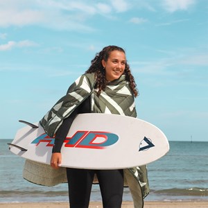 Couverture voyage traveler vert kaki