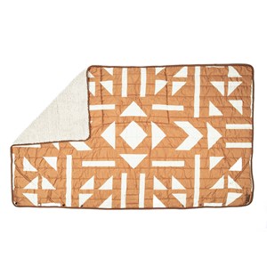 Couverture voyage traveler motif ocre