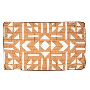 Couverture voyage traveler motif ocre