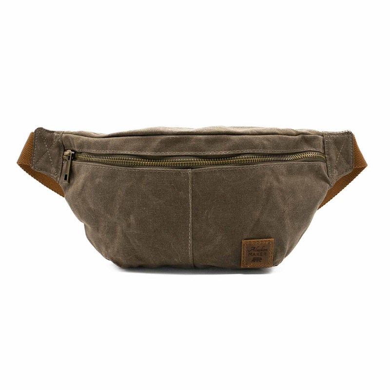 Alaskan Maker - Banane sacoche sling kaki