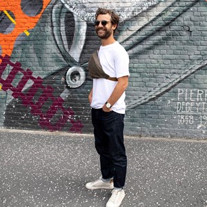 Banane sacoche sling kaki