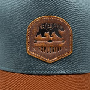 Casquette trucker exploring bleu marine