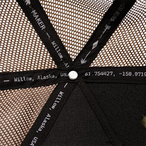 Casquette trucker exploring vert sauge