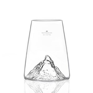 Verre design topographic matterhorn