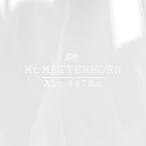 Verre design topographic matterhorn