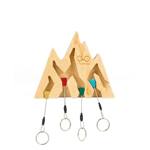 Keyhoder montagne en bois d'érable